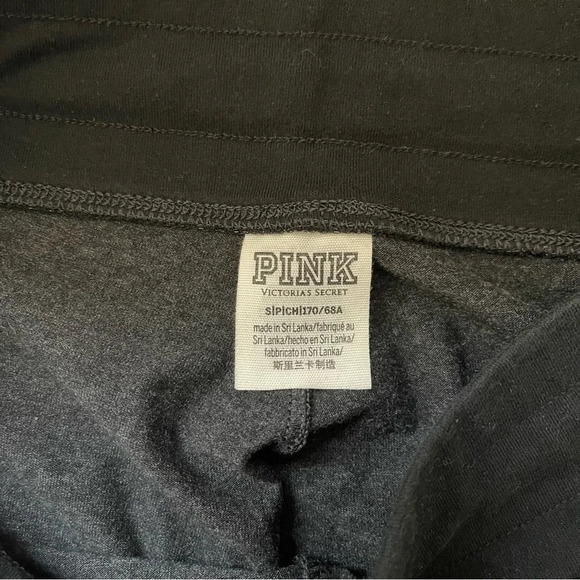PINK Victoria’s Secret Dark Gray Drawstring Essential Legigngs Small Women’s - Picture 10 of 12